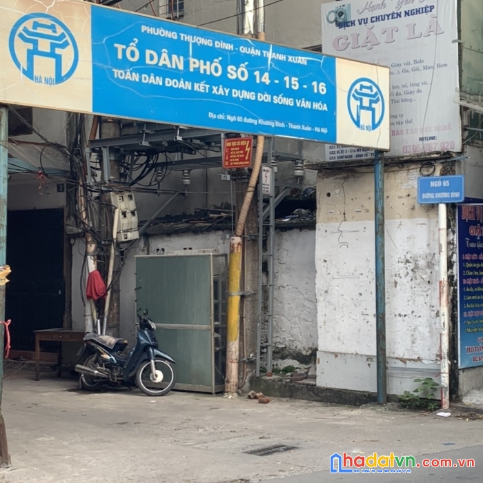 Chính chủ bán nhà ngõ 65 khương đình trung tâm quận thanh xuân.