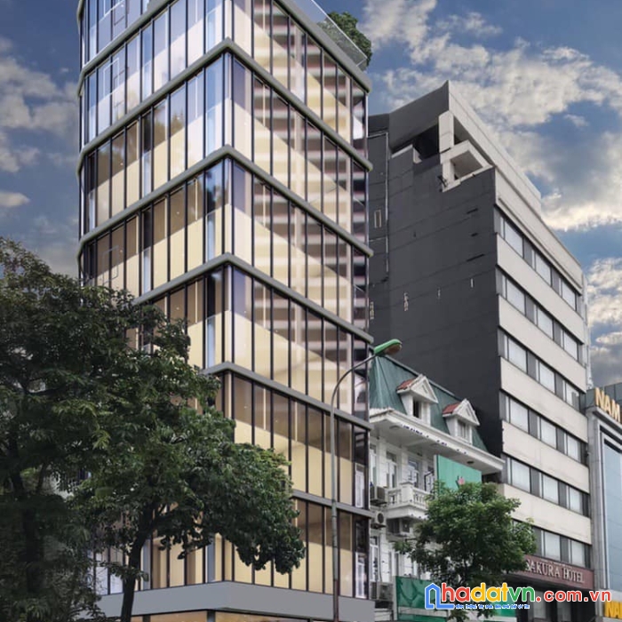 Tòa nhà văn phòng thanh xuân - hà đông. dt 120m2. 9 tầng, lô góc. mt 20m. giá 58 tỷ