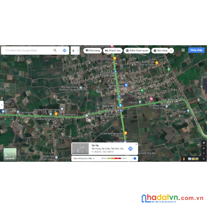 Đất sau trường cấp 2 tân hưng, tp. tây ninh