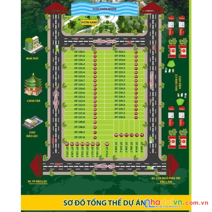 Sở hữu đất nền thổ cư tt bảo lộc, đón đầu cao tốc dglk chỉ 700tr ck2%