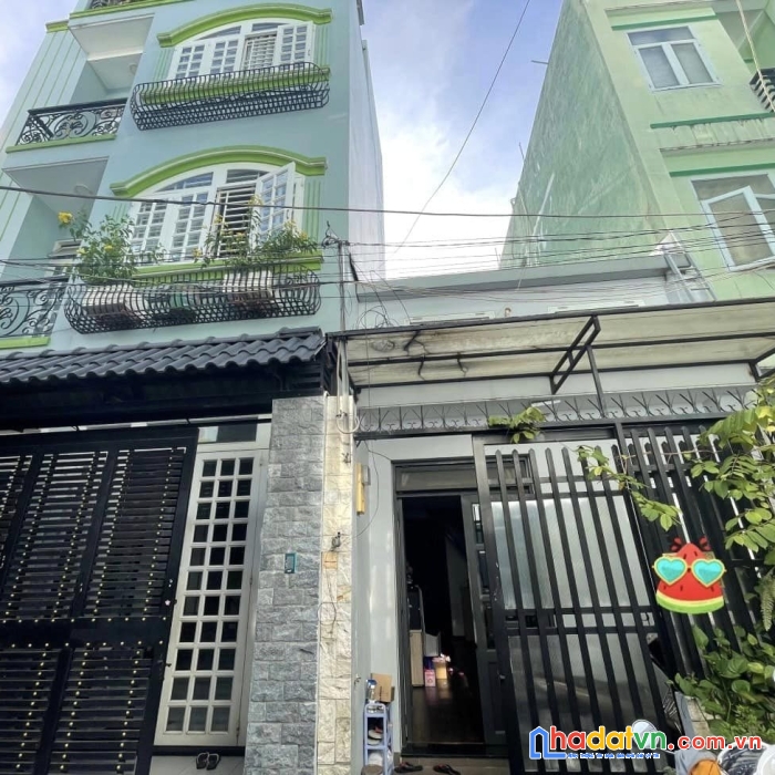 Tt gò vấp 5p qua bình thạnh - ngay lotte mart - sổ nở hậu  dt 55m2 1t1l 3pn