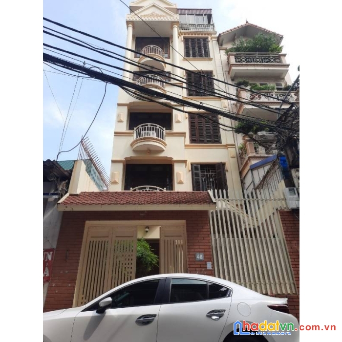 Bán biệt thự 128m2, 6 tầng,  mặt phố yên lạc, kim ngưu, hai bà trưng.sđcc