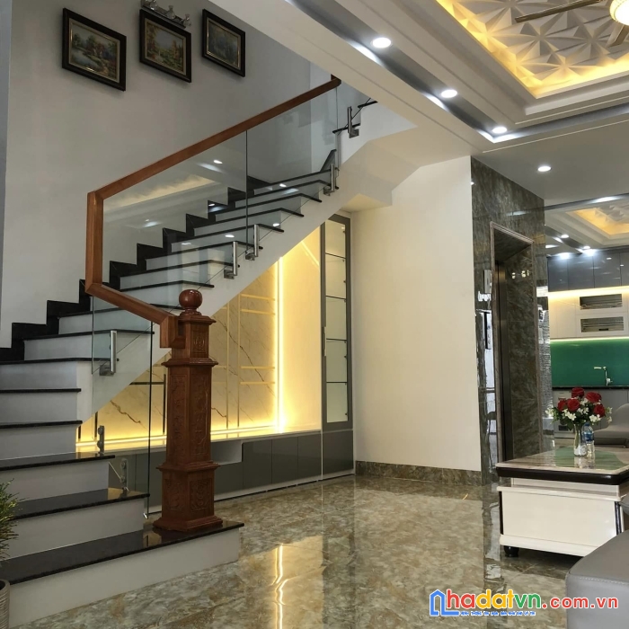 Bán nhà huỳnh tấn phát, xe hơi, 114m2, 5 tầng mới thang máy, 12.6 tỷ!