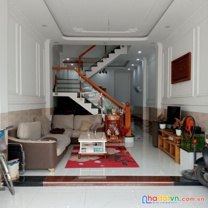 Bán nhà hóa an 1t2l kdc vip hóa an, đường nhựa trước nhà 10m