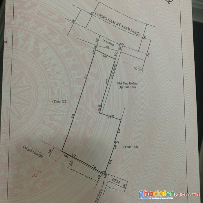 Đất mặt tiền đường nam kỳ khởi nghĩa - phường 1 - thành phố đà lạt