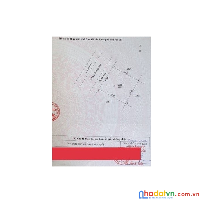 Hàng ngộp: bán nhanh lô đất biệt thự rất đẹp kdc biconsi 327m2 full tc