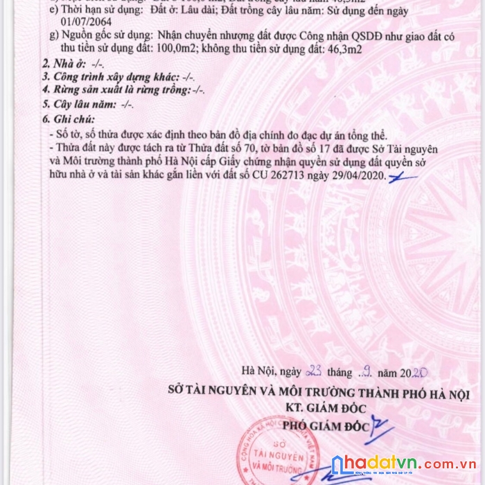 Cần bán gấp 146m2 cạnh cafe 68 khu công nghệ cao