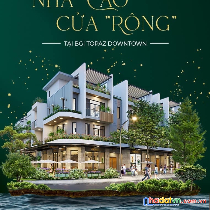 Dự án siêu lợi nhuận - bgi topaz downtown: shophouse view sông duy nhất tại huế