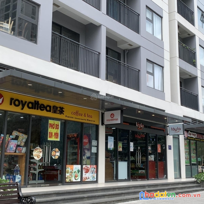 Thuê shophouse tại vinhomes grand park, vị trí đẹp giá từ 15 - 46 triệu/th dt 25 - 150m2