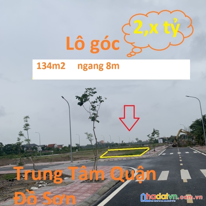 Mặt đường 15m trung tâm quận đồ sơn, giá chỉ 18tr