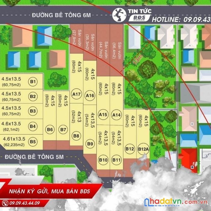 Giá bán nhà phố quận 12 hay riverside - hotline: 0909434409