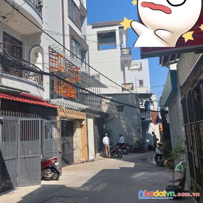 Hẻm xe hơi 5m, 1 trục thẳng, vườn lài - phú thọ hòa - tân phú -tphcm..