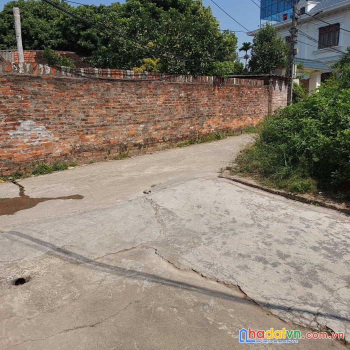 Đất lương nỗ, ngõ to như phố, ô tô vào tận cửa.