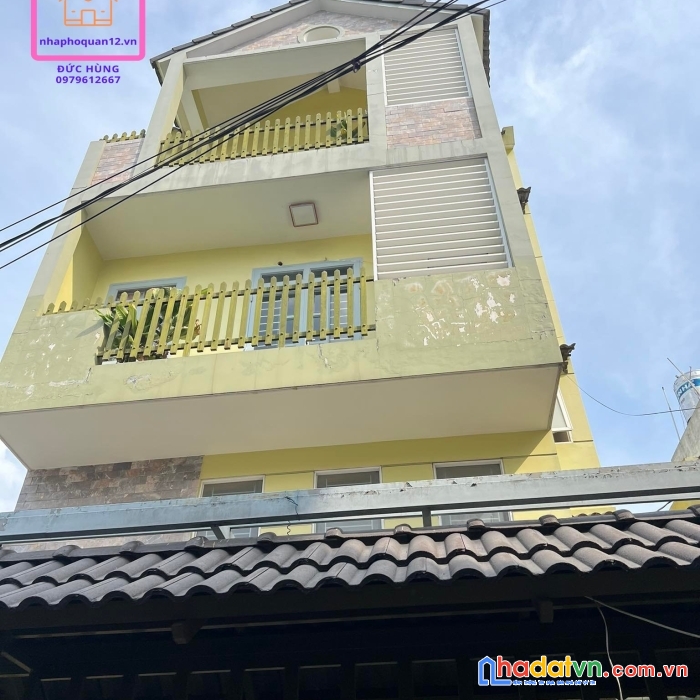 Bán nhà tân thới hiệp 7 quận 12, diện tích  6.7x11