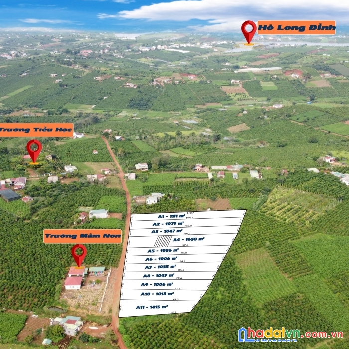 Đất nghỉ dưỡng lâm hà - đà lạt giá rẻ sẵn thổ cư