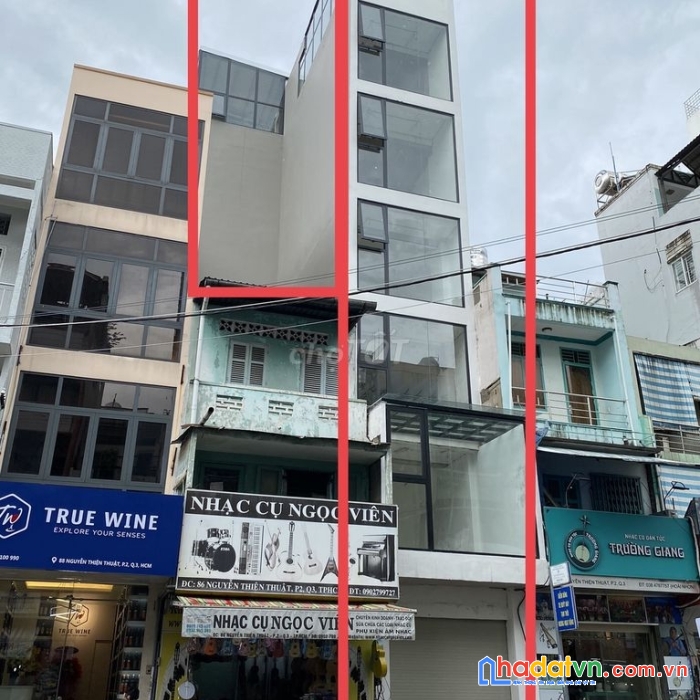 Cho thuê tầng nguyễn thiện thuật quận 3