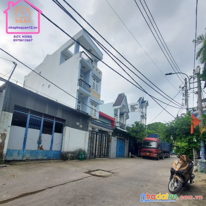 Bán đất tặng nhà cấp 4, tân chánh hiệp 10 quận 12, diện tích 6x20