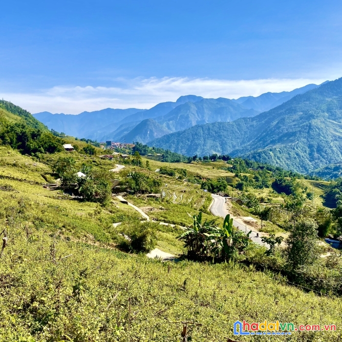 Mảnh đất tại mường hoa, sapa view ruộng bậc thang, săn mây siêu đẹp
