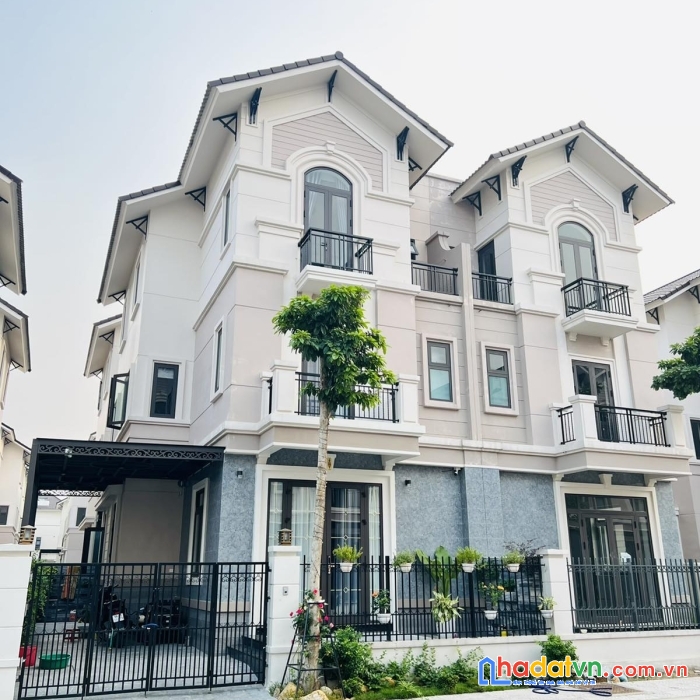 Biệt thự xanh 135m2x3t đẳng cấp sang trọng sát gia lâm giá chỉ 7,62 tỷ ở kđt chuẩn singapore