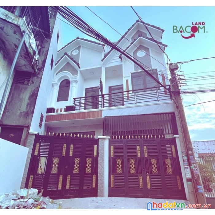 Bán nhà lầu mới xây, đường oto 5m thông, cách bùi hữu nghĩa đúng 30m, chỉ 2ty8