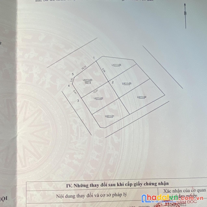 Bán gấp đất phân lô hoa lâm - long biên, lô góc, sđcc, vỉa hè rộng, 102m, mt 9m, vị trí đắc địa