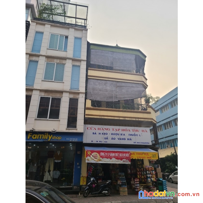 Bán nhà mặt phố, lô góc ngõ núi trúc, diện tích xây dựng 80m2, 4 tầng, mặt tiền 6m, giá 22 tỷ,