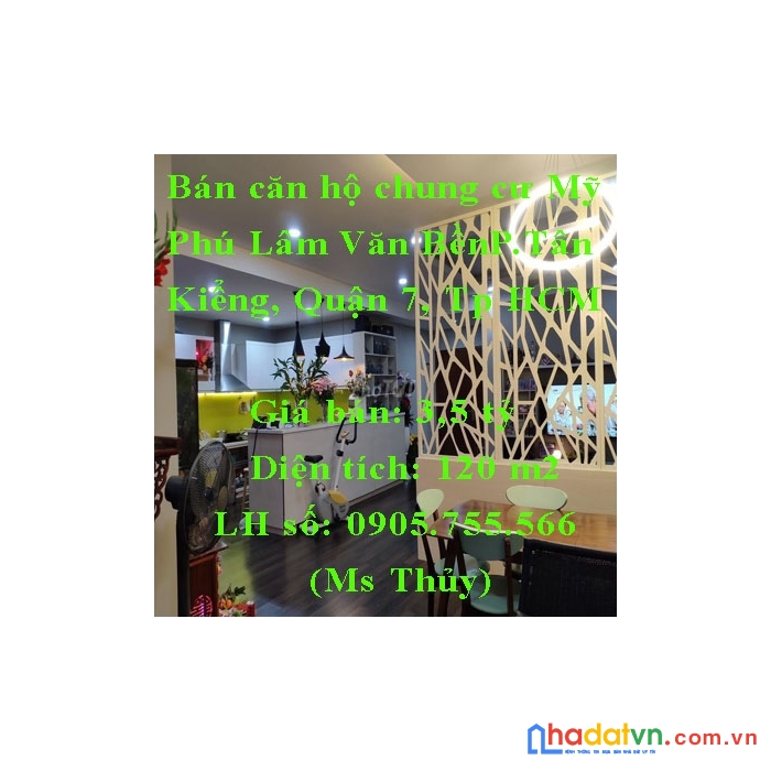 Bán căn hộ chung cư mỹ phú lâm văn bền quận 7 tp hồ chí minh.