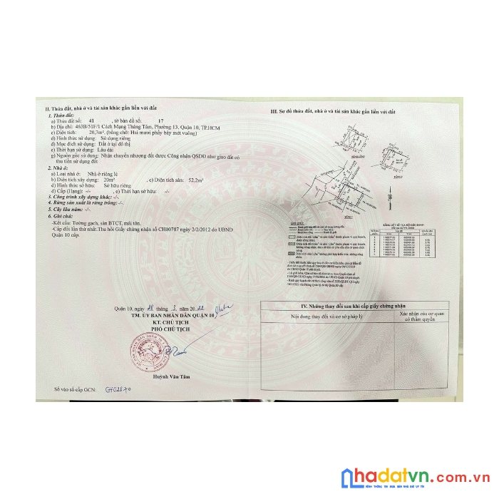 Hẻm 463b cách mạng tháng 8. 4m x5m.3 lầu. 4.3  tỷ tl