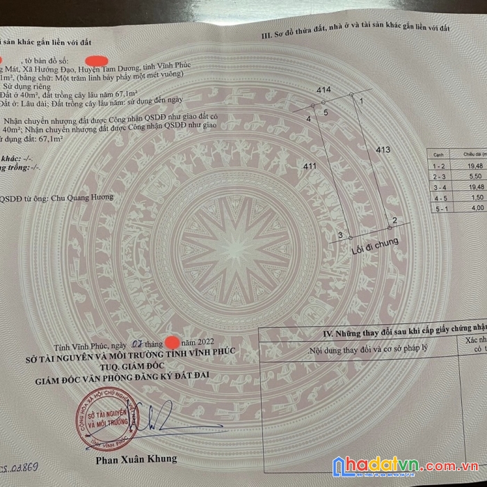 Hot hot sở hữu ngay lô đất đẹp vị trí đắc địa tại tỉnh vĩnh phúc