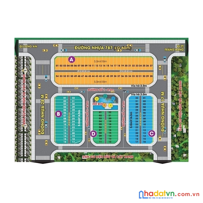 Nhà phố liền kề khu thương mại mai anh thị xã trảng bàng tây ninh