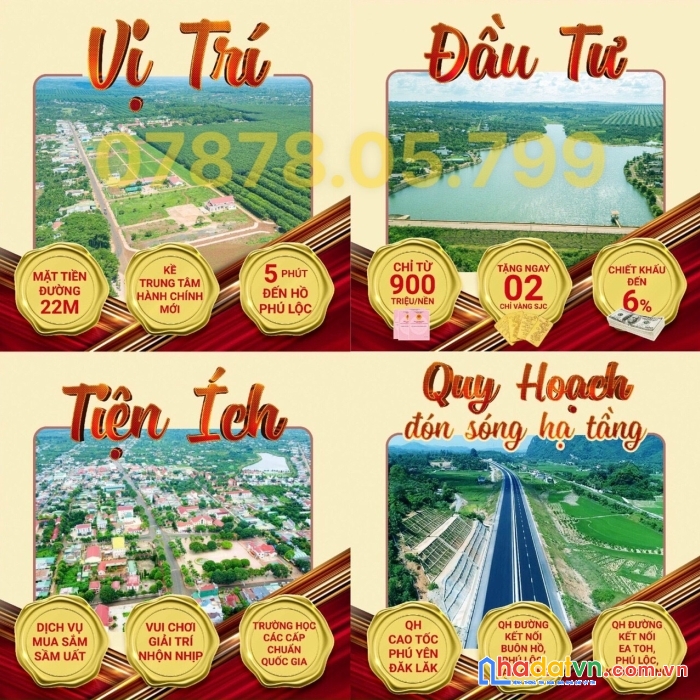 Hot hot hot đất nền biệt thự cao cấp toạ lạc tại thủ phủ cafe , giá chỉ 6,9trm2