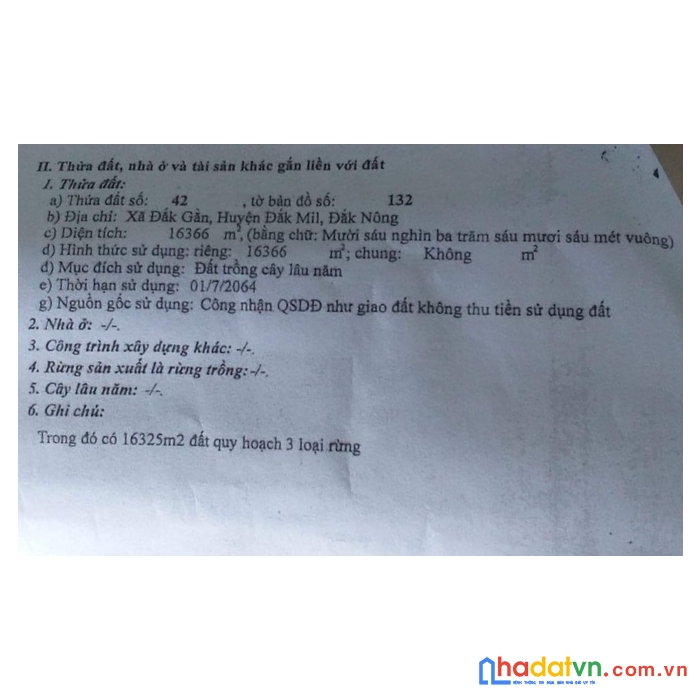 Sở hữu ngay lô đất đẹp tại đắk gằn, đắk mil , đắk nông