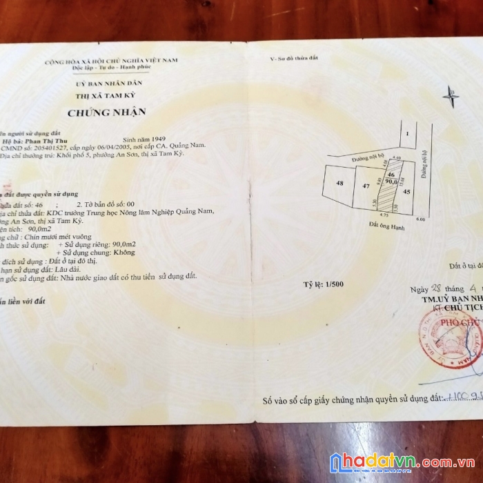 Hot hot cần bán gấp lô đất địa thế  đẹp tại quảng nam