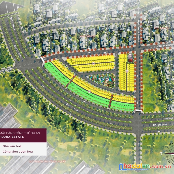 Dự án flora estate hà nam giá chỉ 1 tỷ 3/lô đất ở đô thị 100%