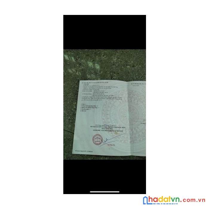 * chính chủ cần bán mảnh đất thuộc tổ 8 phường nghĩa phú, tp.gia nghĩa, đăk nông