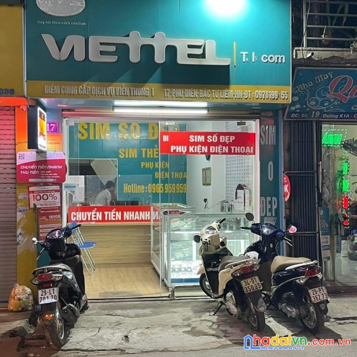 Cho thuê và sang nhượng cửa hàng tại 17 phú diễn , bắc từ liêm , hà nội
