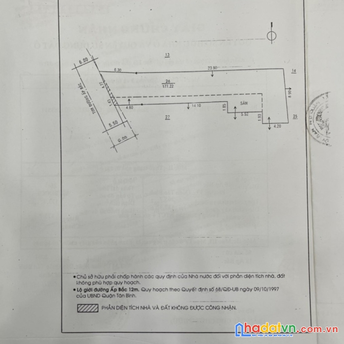 Nhà mặt tiền ấp bắc (6.2 x 30), hđ thuê lên đến 80tr/tháng