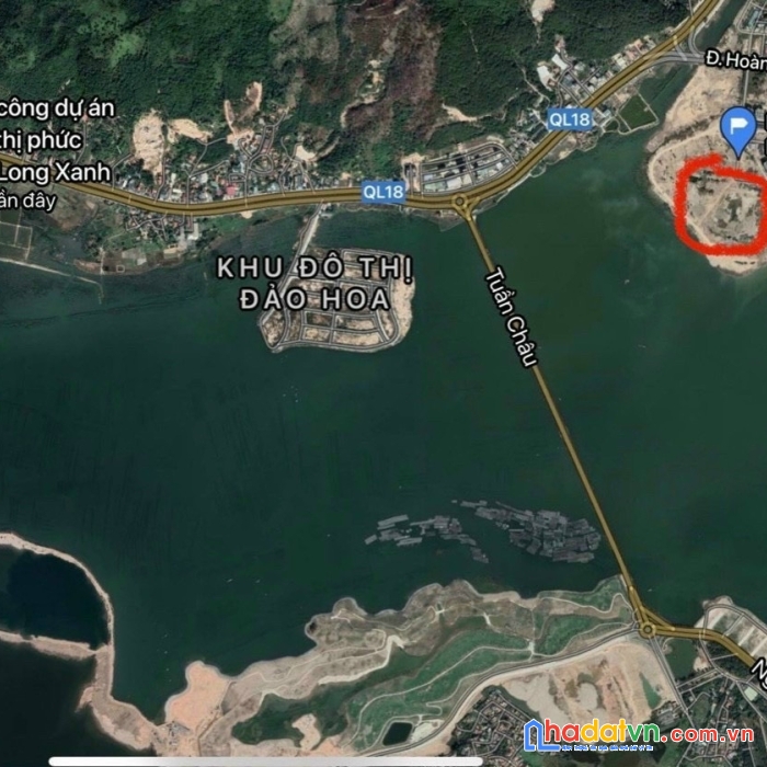 Cắt lỗ lô liền kề view công viên hướng dn, tại ha long. giá 2,4 tỉ