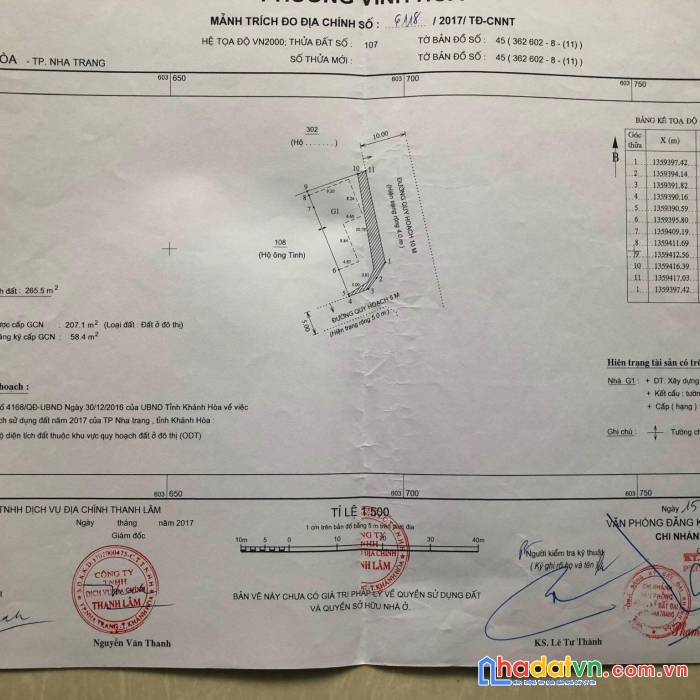Bán lô góc tặng nhà cách biển và chợ chỉ 150m tttp nha trang lh 0985451850 xuyên