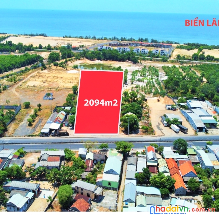 Bán đất 2094m2 ngay thị trấn lăng cô , huế
