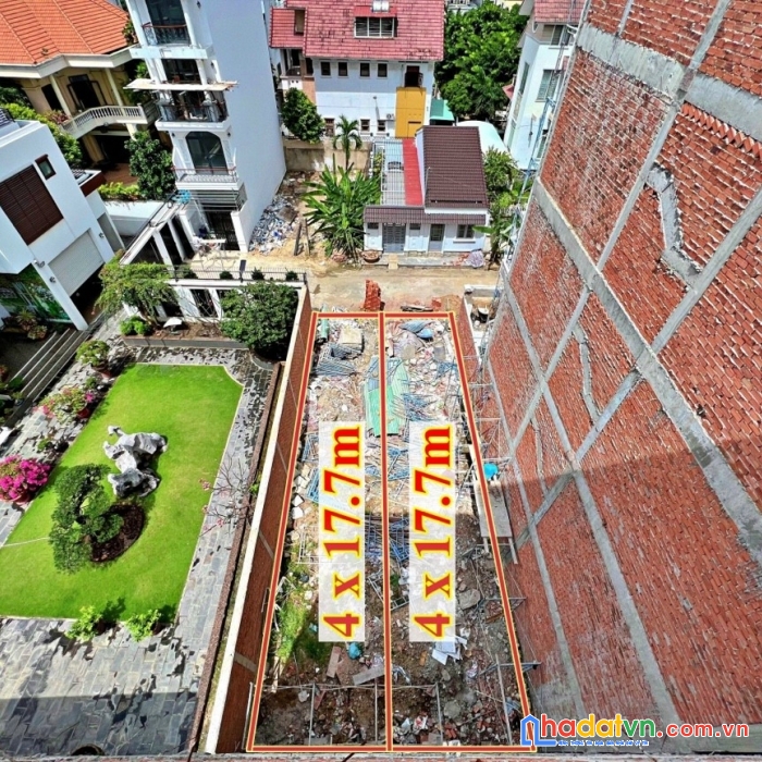 Bán 2 lô đất liền kề hẻm 8m đường  số 17 hiệp bình chánh thành phố thủ đức