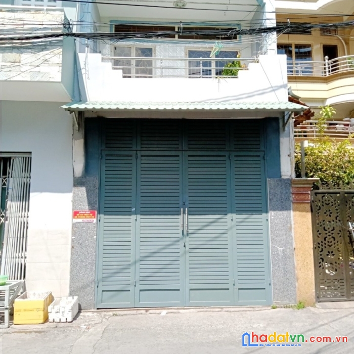 Cho thuê nhà hẻm xe ôtô nguyễn thị tần p2q8 14tr/th