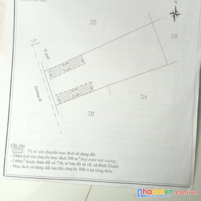 Chính chủ cần bán gấp lô đất vị trí đẹp tại bình thạnh, đức trọng, lâm đồng