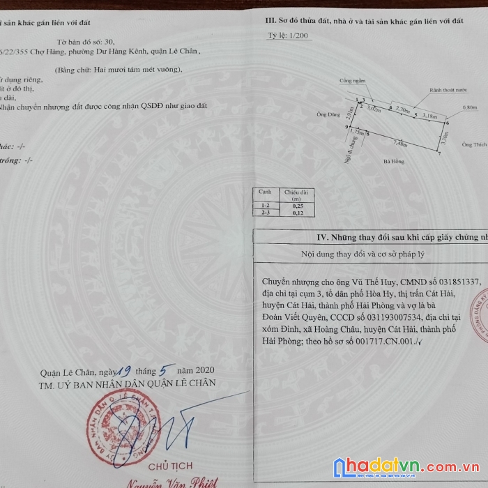 Sở hữu ngay căn nhà đẹp 2 tầng vị trí đắc địa tại tp hải phòng