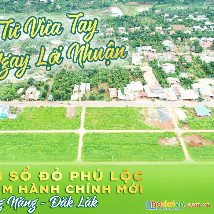 Cực phẩm đất nền phú lộc krong năng ngay trung tâm