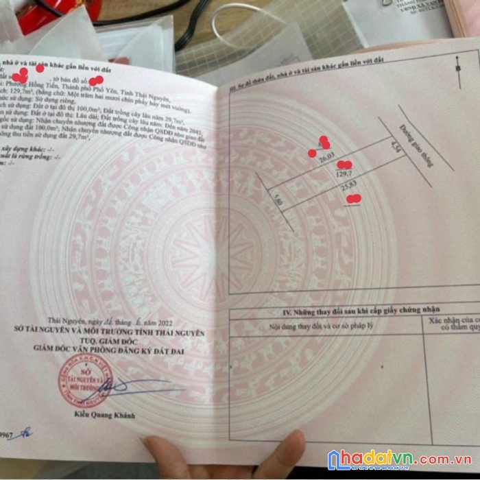 Một lô duy nhất phường hồng tiến thành phố phổ yên ngay gần khu công nghiệp giá có hơn 700tr mà