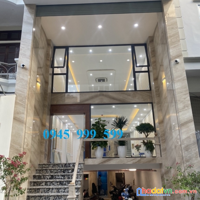 Bán 110m2  thang máy ga ra ô tô kinh doanh mặt phố khu thái hà 30 tỷ.