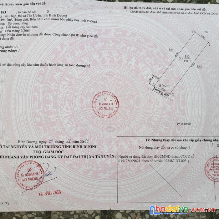 Bán 2 lô liền kề giá rẻ cho nhà đầu tư tại phường tân hiệp, thị xã tân uyên, tỉnh bình dương.