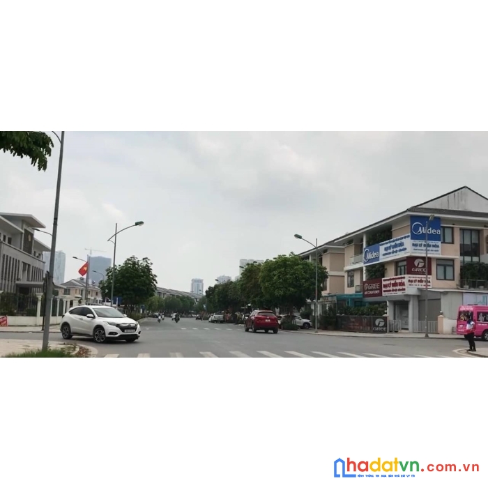 Bán biệt thự an phú, dương nội, 190m2x4t, mt14, lô góc, đường 20m, đnam