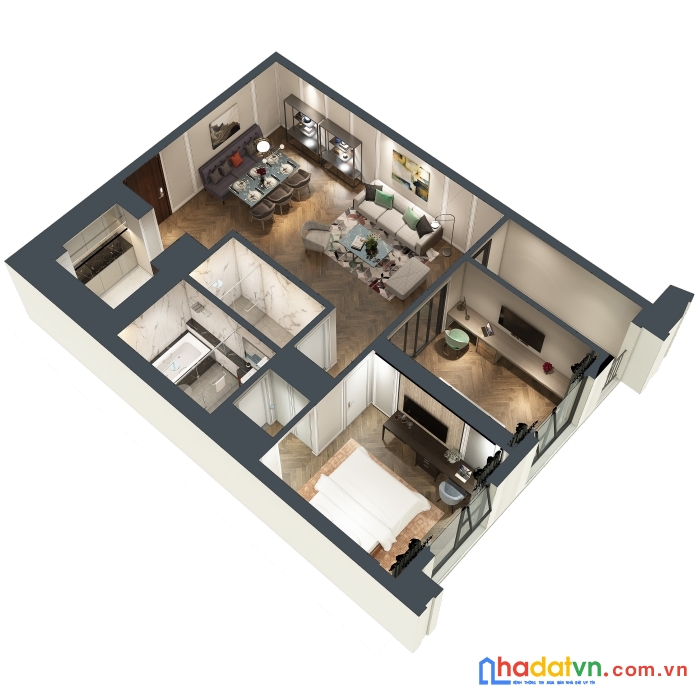 Chỉ 62tr/m2 để sở hữu căn hộ cao cấp 2n hướng đông - nam tại king palace. kí trực tiếp cđt- lh pkd